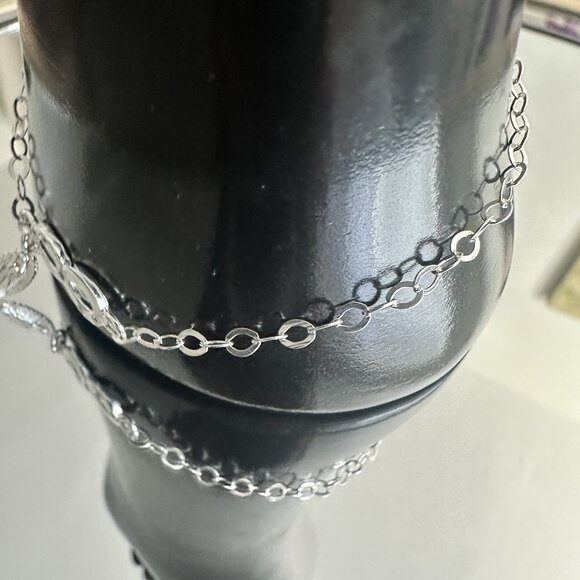 Sterling Silver 925 7.5” Bracelet Infinite & Virgin Mary Christian Religious - Picture 7 of 10